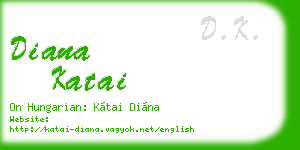diana katai business card