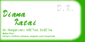 diana katai business card